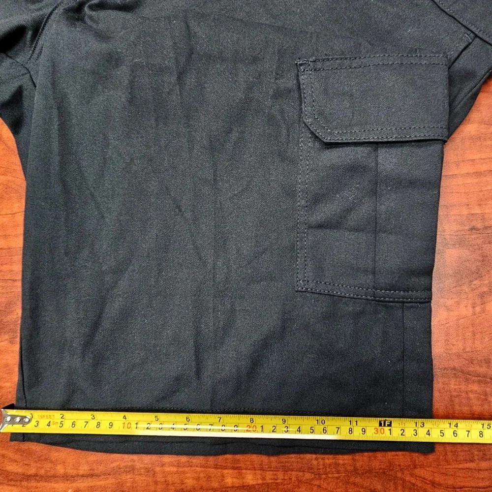 Dickies Mens 42 Cargo Shorts Black Relaxed Fit Utility Workwear Cotton